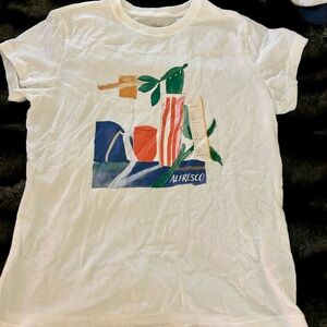 Universal Thread Kids' White Alfresco Graphic Tee